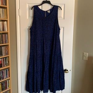 Black & Blue Maxi Dress